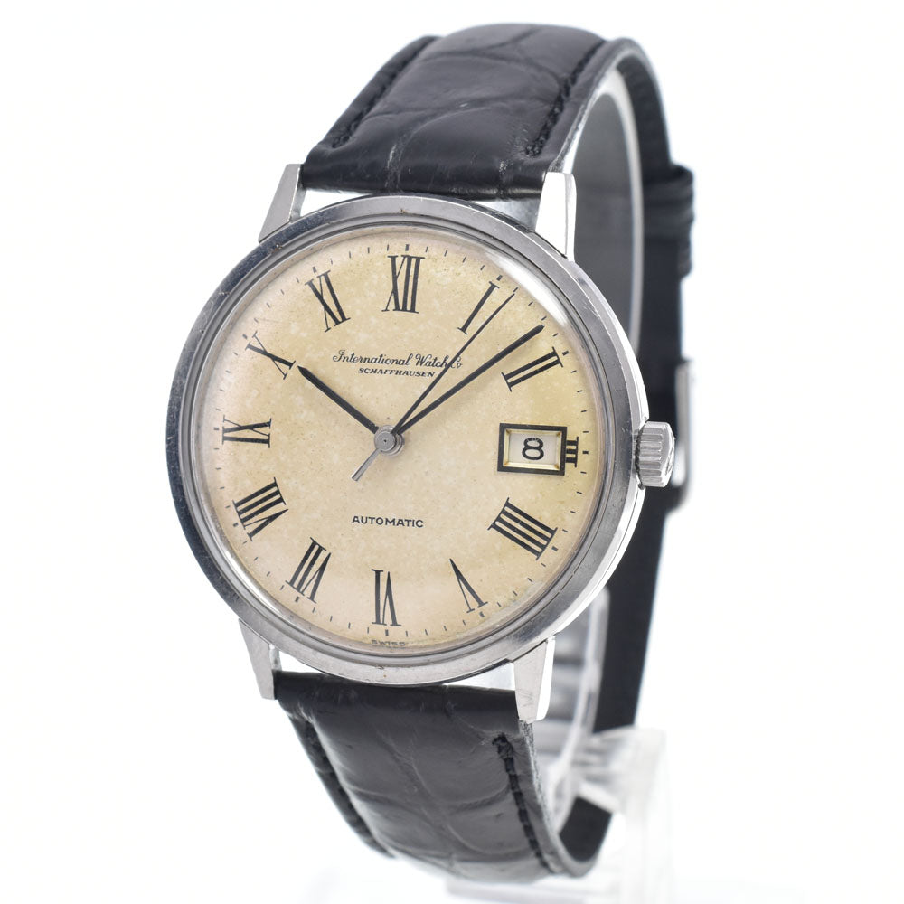 IWC SCHAFFHAUSEN Schaffhausen 803A vintage Sharp Roman Bombe Cal.853 Silver Dial Automatic Men's
 Watch Y#146247