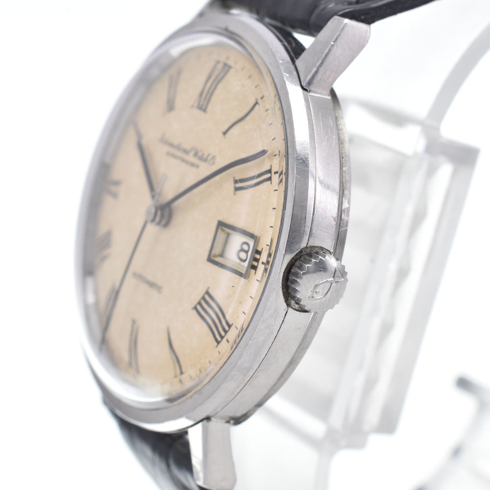 IWC SCHAFFHAUSEN Schaffhausen 803A vintage Sharp Roman Bombe Cal.853 Silver Dial Automatic Men's
 Watch Y#146247