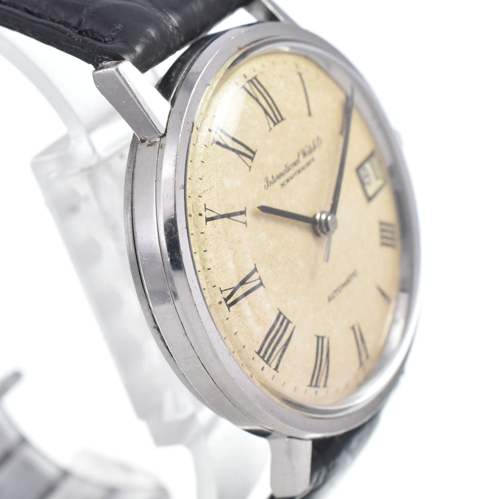 IWC SCHAFFHAUSEN Schaffhausen 803A vintage Sharp Roman Bombe Cal.853 Silver Dial Automatic Men's
 Watch Y#146247