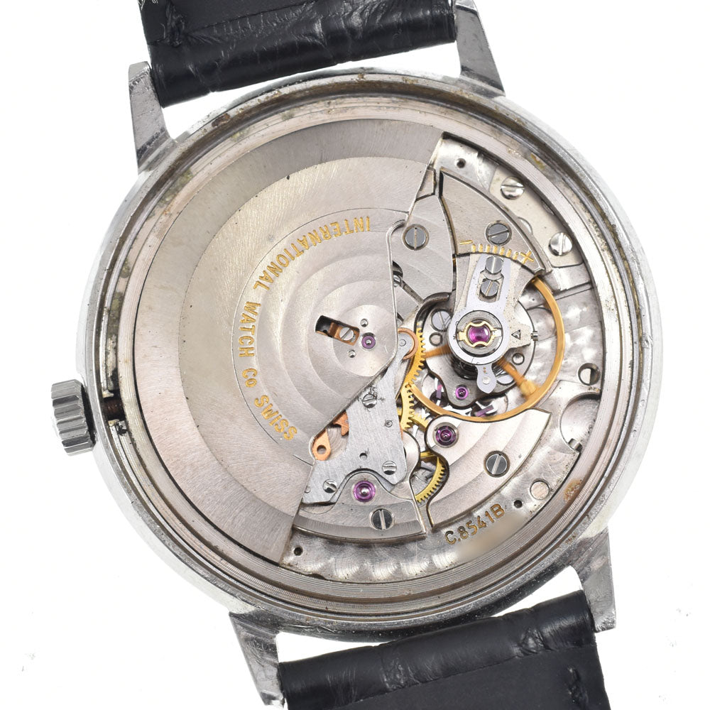 IWC SCHAFFHAUSEN Schaffhausen 803A vintage Sharp Roman Bombe Cal.853 Silver Dial Automatic Men's
 Watch Y#146247