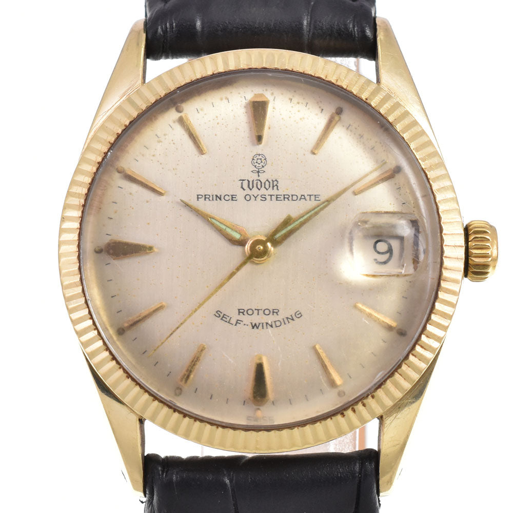 TUDOR Prince Oyster Date 73091 vintage small rose Silver Dial Automatic Boy's
 Watch Y#146250