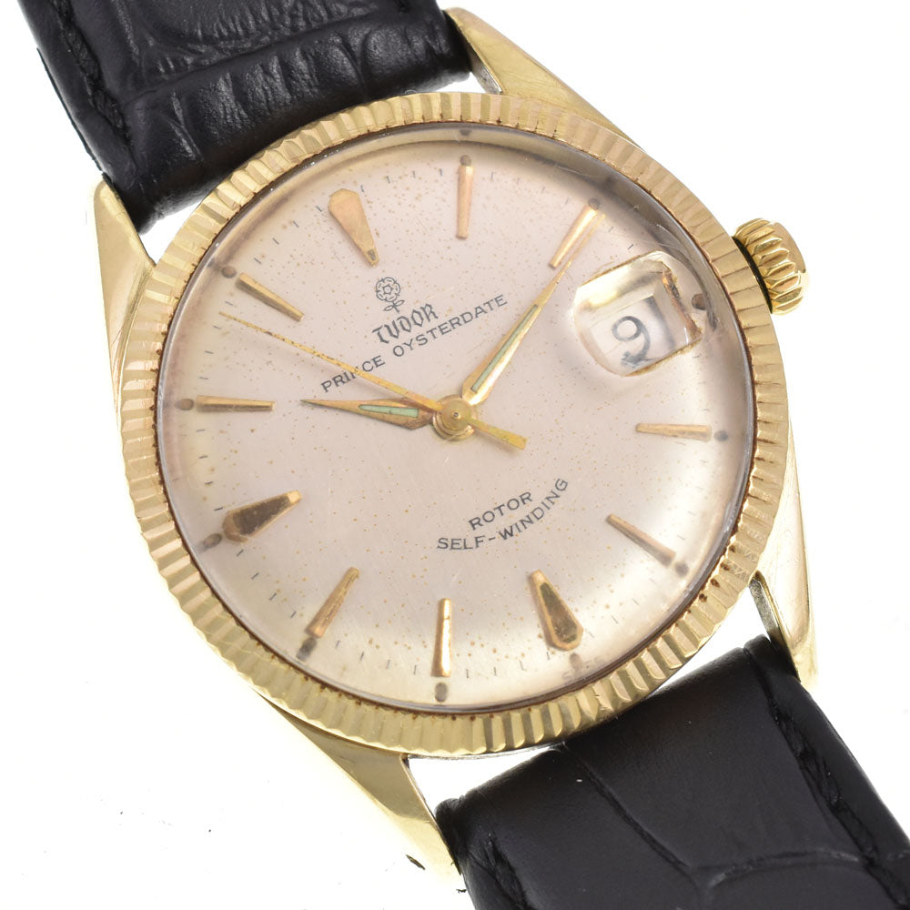 TUDOR Prince Oyster Date 73091 vintage small rose Silver Dial Automatic Boy's
 Watch Y#146250