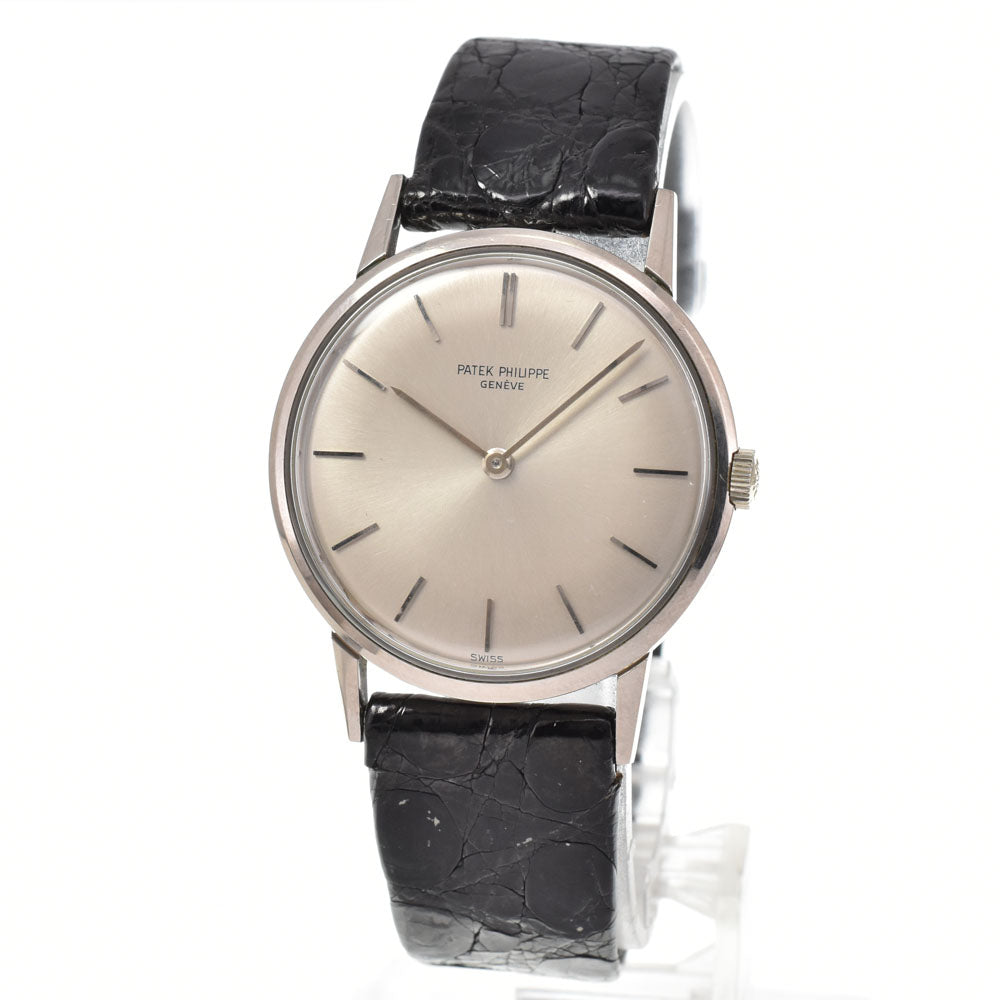 PATEK PHILIPPE Calatrava 3416 vintage Cal.23-300 Silver Dial Hand Winding Men's
 Watch Y#146254