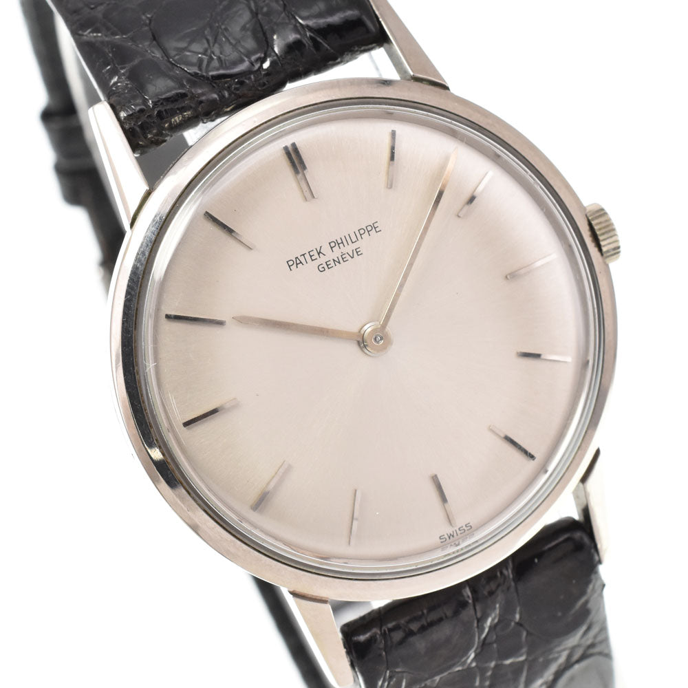 PATEK PHILIPPE Calatrava 3416 vintage Cal.23-300 Silver Dial Hand Winding Men's
 Watch Y#146254