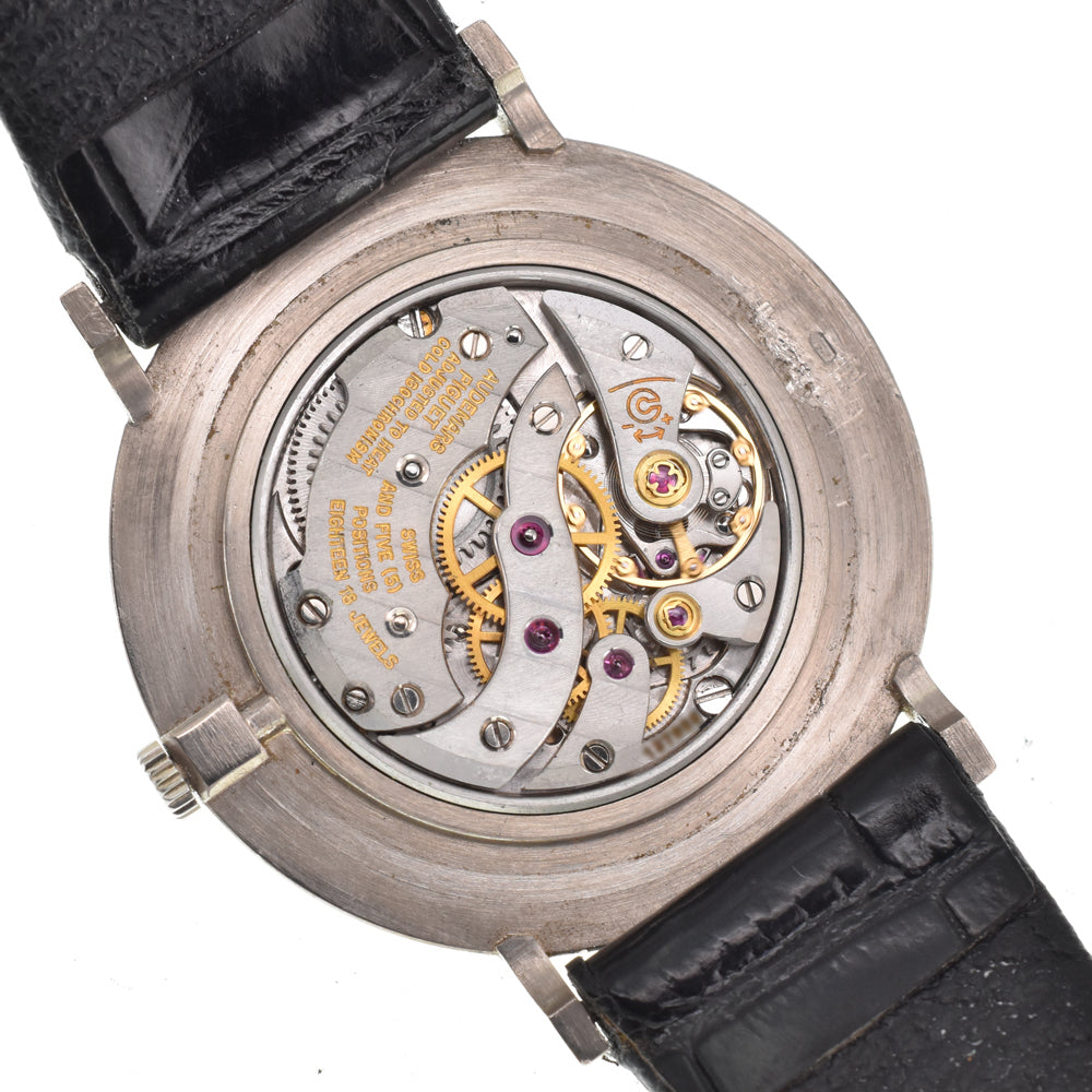 AUDEMARS PIGUET Dress watch 9698 vintage K18WG Cal.K2001/1A Silver Dial Hand Winding Men's
 Watch Y#146256