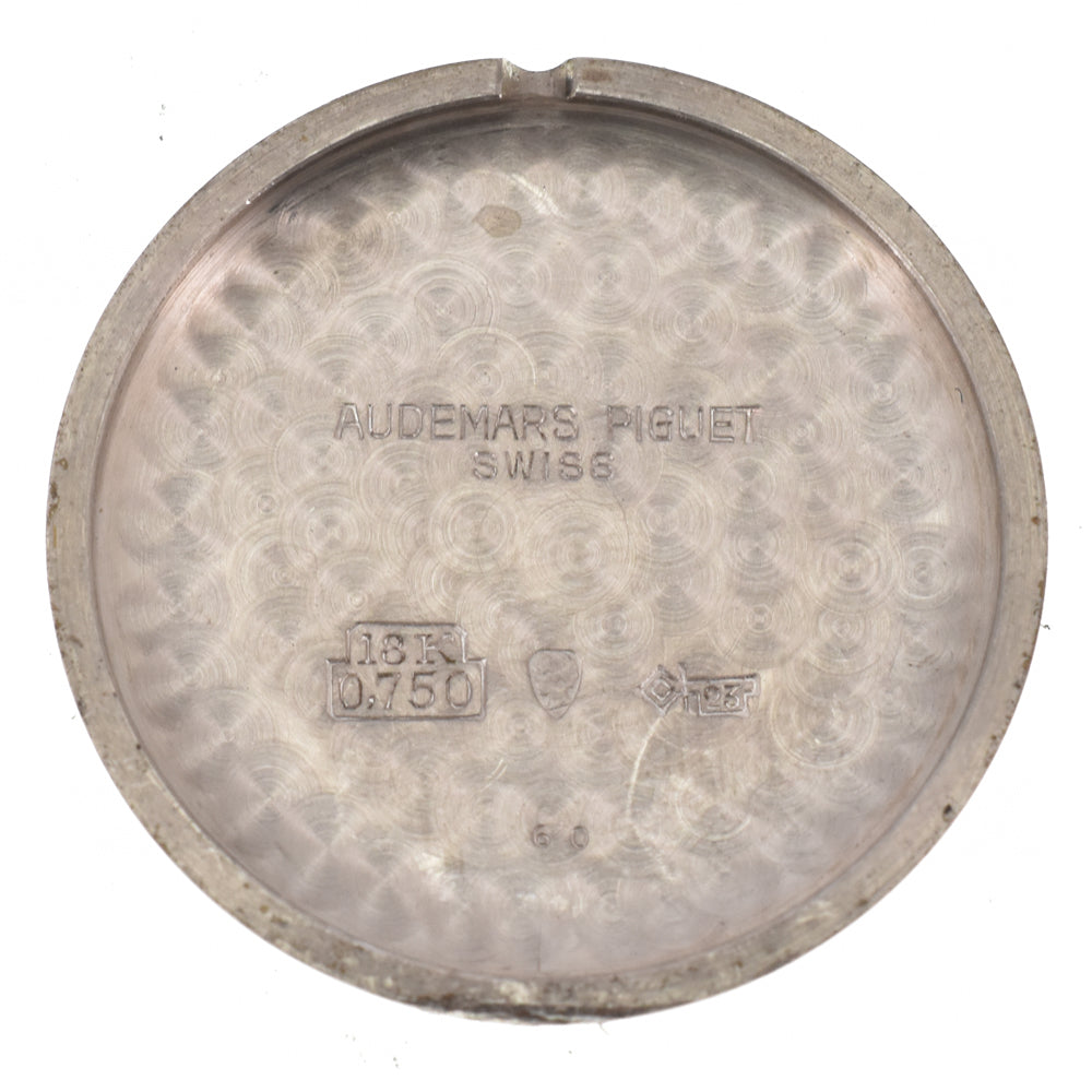 AUDEMARS PIGUET Dress watch 9698 vintage K18WG Cal.K2001/1A Silver Dial Hand Winding Men's
 Watch Y#146256