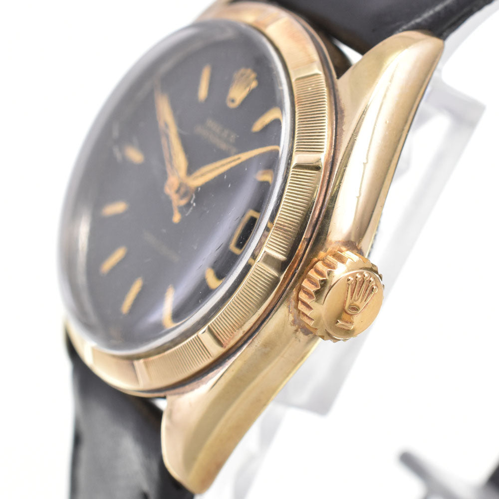 ROLEX Oyster Date 6020 vintage Date black Dial Hand Winding Unisex
 Watch Y#146266