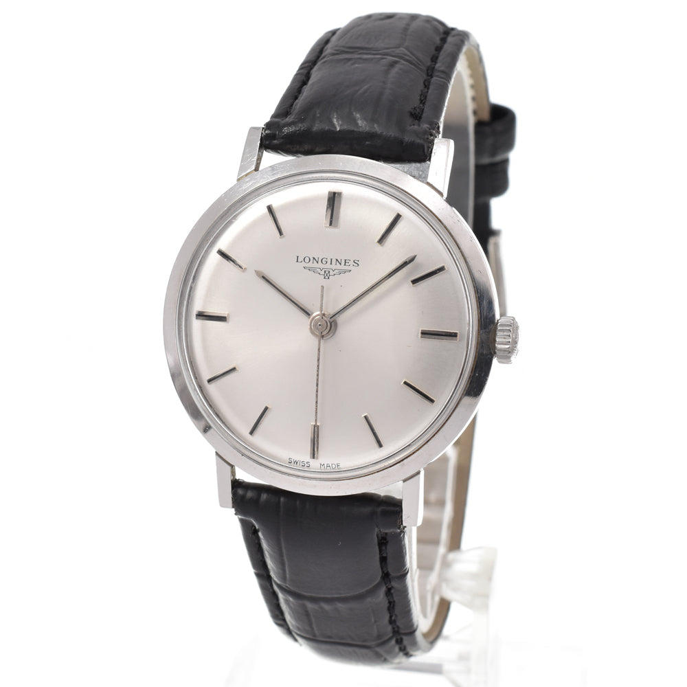 LONGINES vintage Cal.284 Silver Dial Hand Winding Men's
 Watch Y#146282