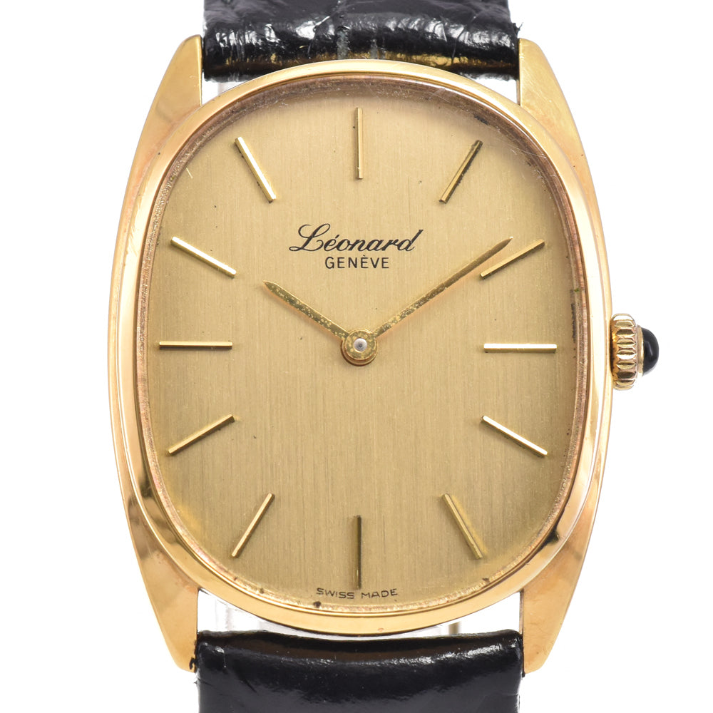 Chopard 12/7271 Gold Plated / Leather gold Dial Hand Winding Ladies
 Watch E#146284