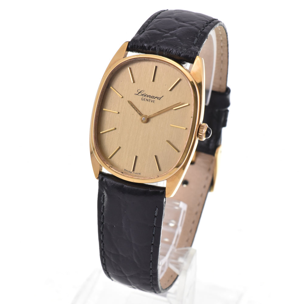 Chopard 12/7271 Gold Plated / Leather gold Dial Hand Winding Ladies
 Watch E#146284