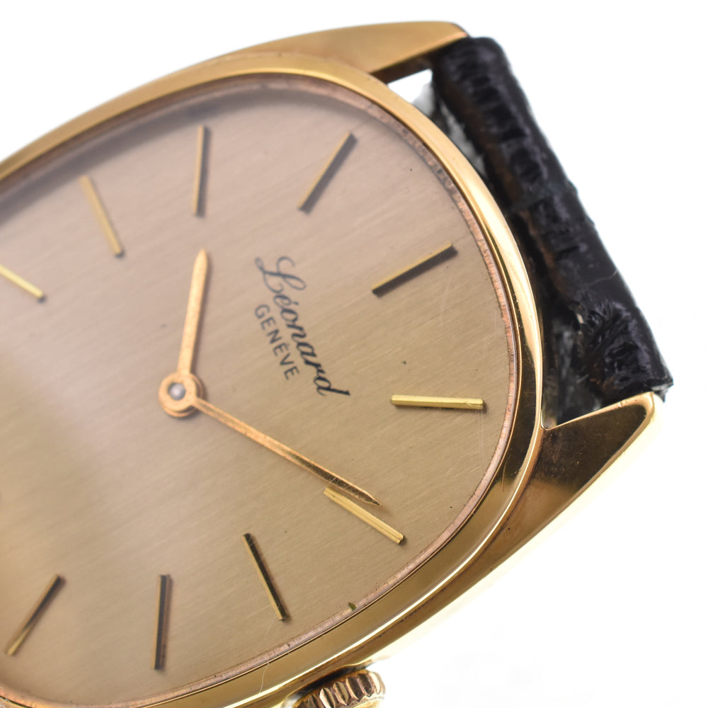 Chopard 12/7271 Gold Plated / Leather gold Dial Hand Winding Ladies
 Watch E#146284