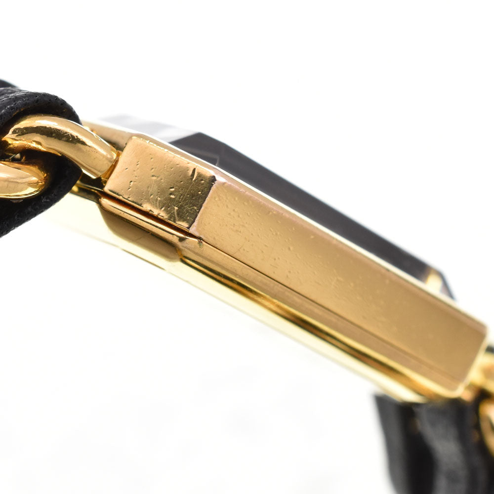 CHANEL Premiere H0001 Gold Plated / Leather black Dial Quartz Ladies
 Watch P#146289