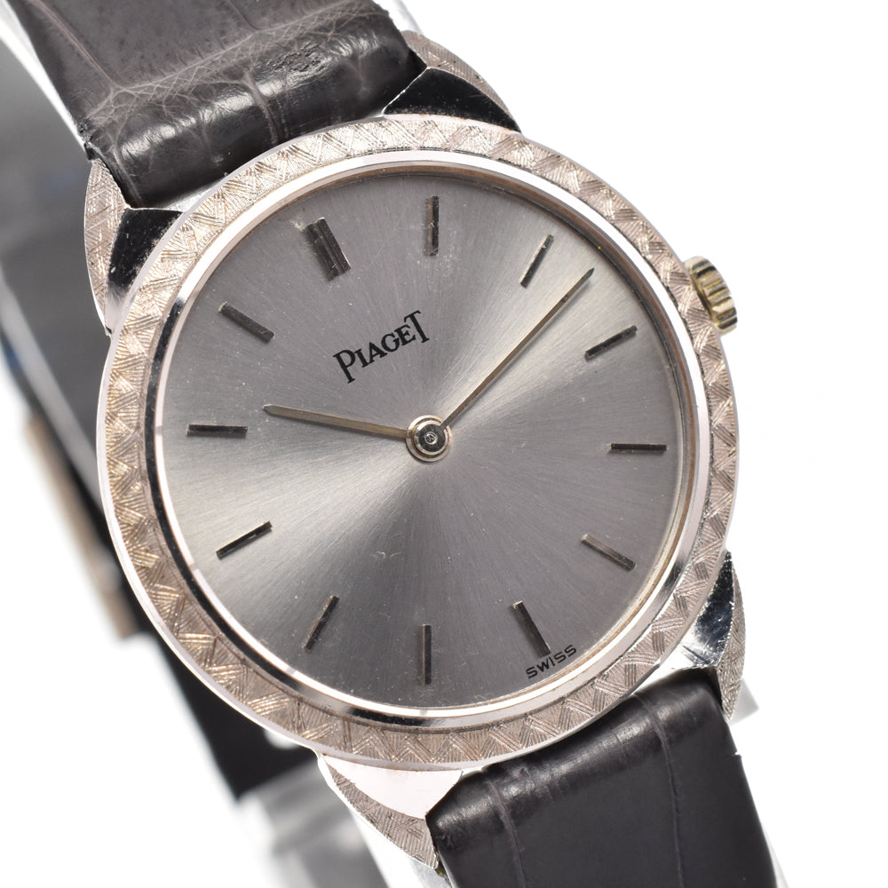 PIAGET Dress watch 924 vintage K18WG Cal.9P1 gray Dial Hand Winding Ladies
 Watch Y#146291