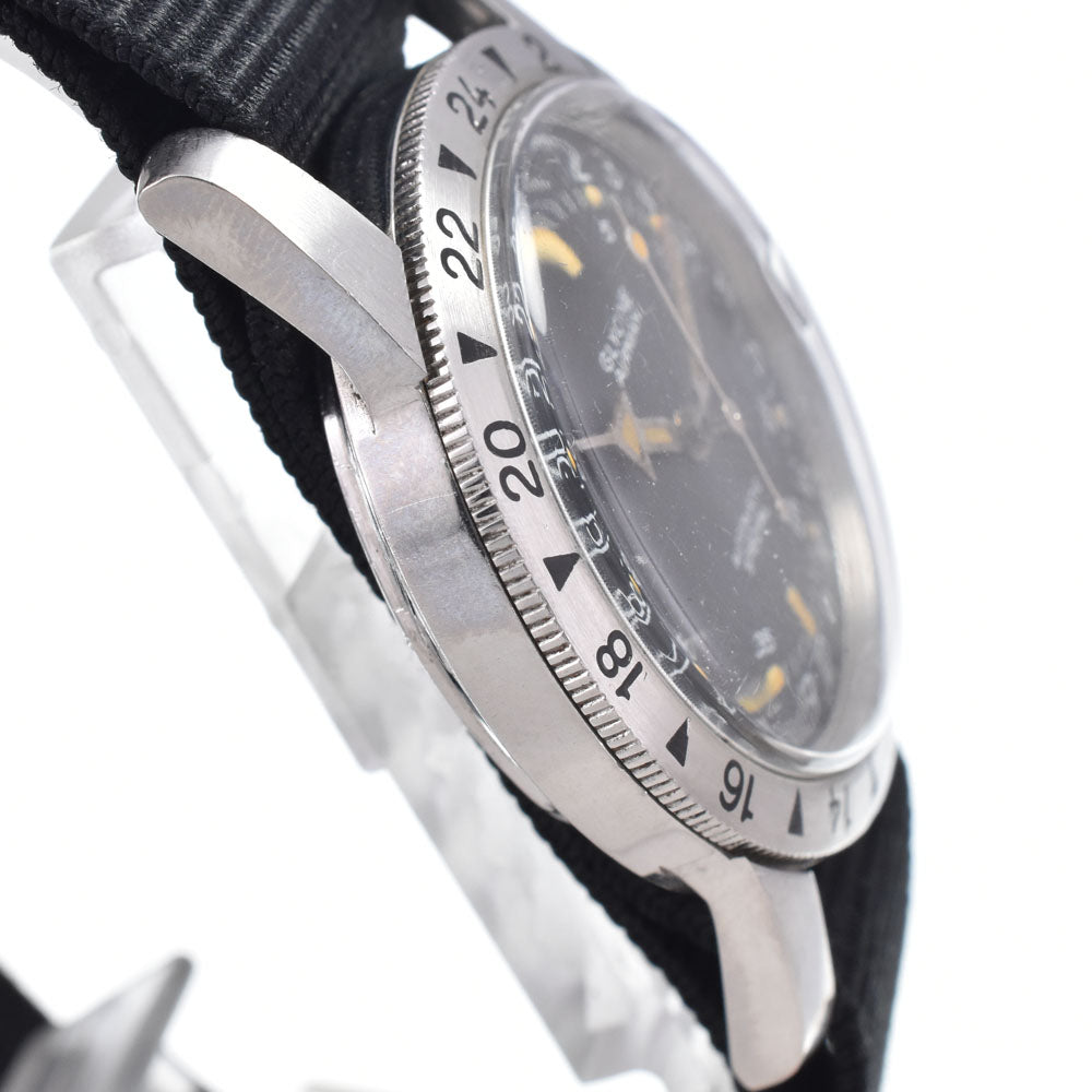 GLYCINE Airman vintage Cal.1789 Date black Dial Automatic Men's
 Watch Y#146294