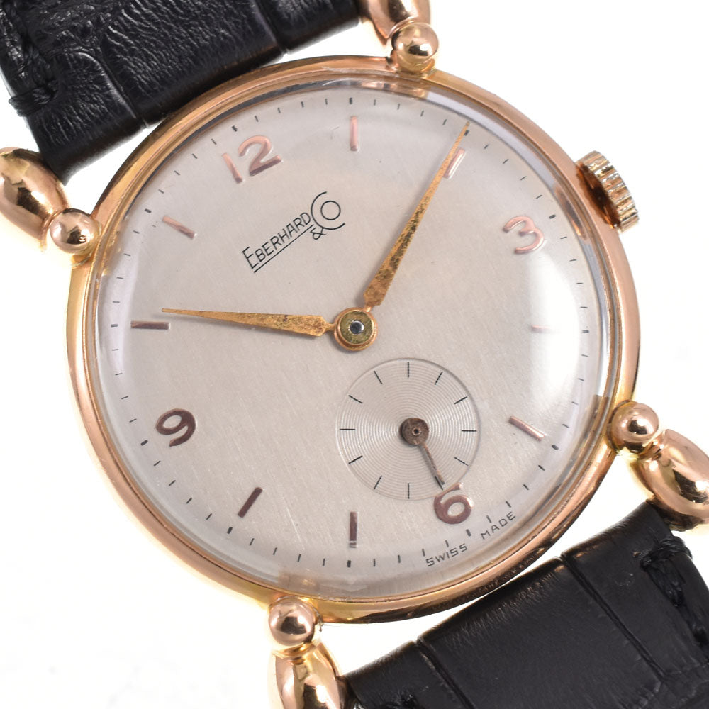 EBERHARD vintage Sphere Drop Silver Dial Automatic Men's
 Watch Y#146298