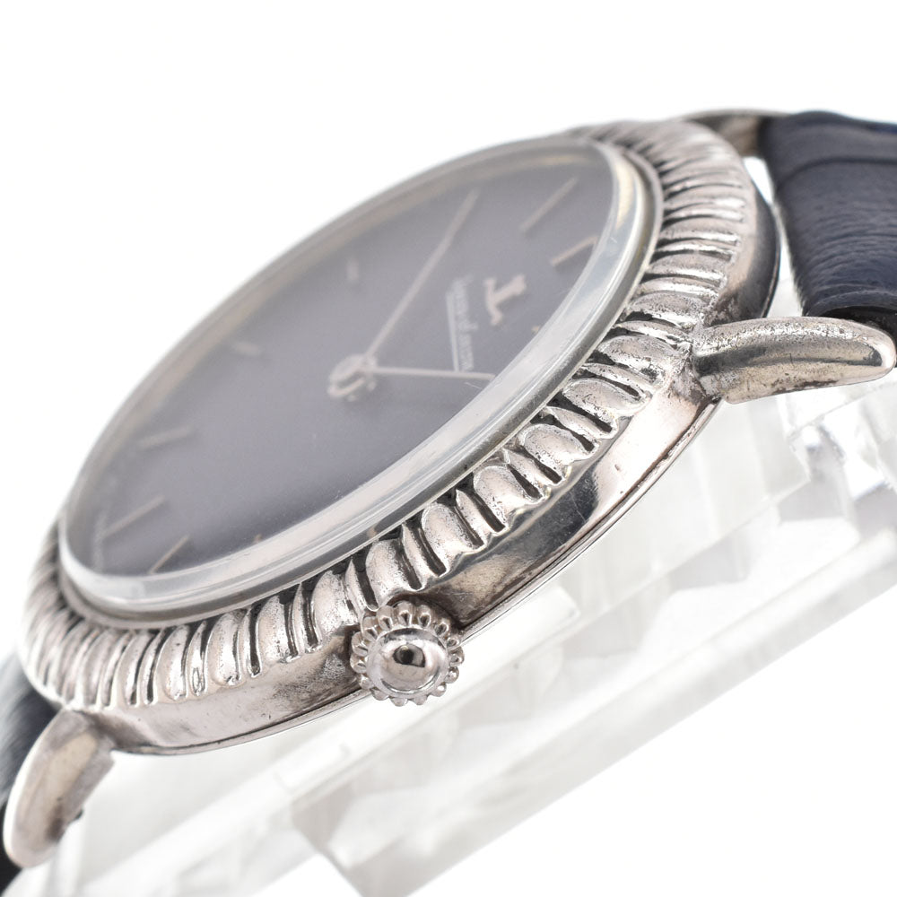 JAEGER-LECOULTRE 9033 vintage Cal.818/2 blue Dial Hand Winding Ladies
 Watch Y#146306
