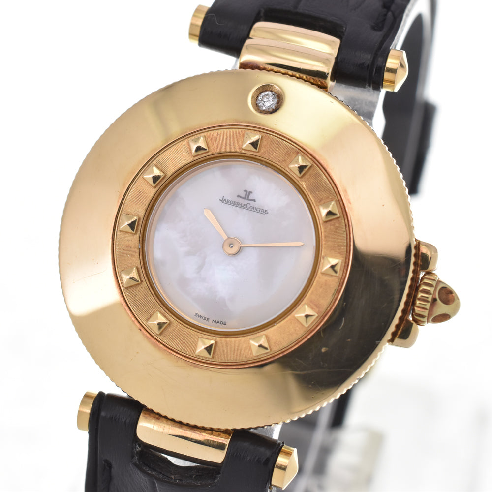 with paper JAEGER-LECOULTRE rendezvous 421.1.09 vintage 1P diamond White shell Dial Quartz Ladies
 Watch Y#146308