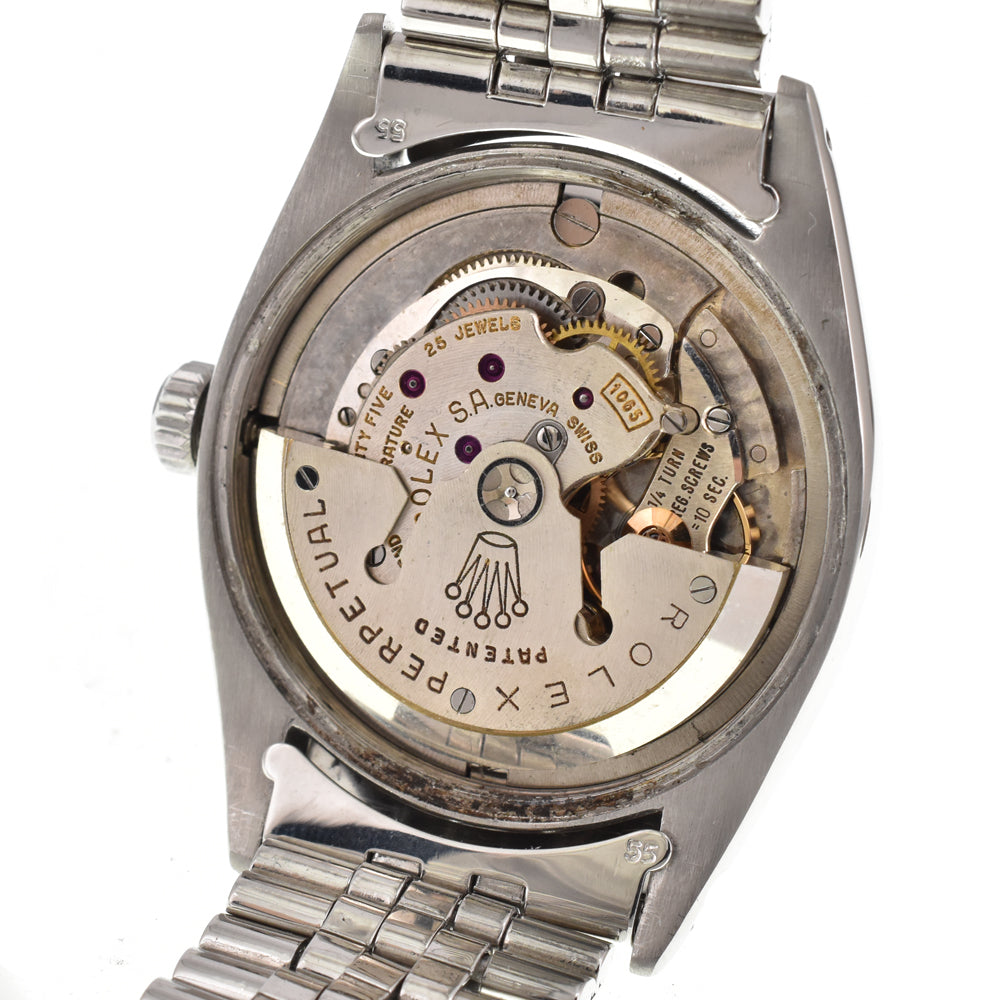 ROLEX DATEJUST 6605 vintage Cal.1065 Silver Dial Automatic Men's
 Watch Y#146309