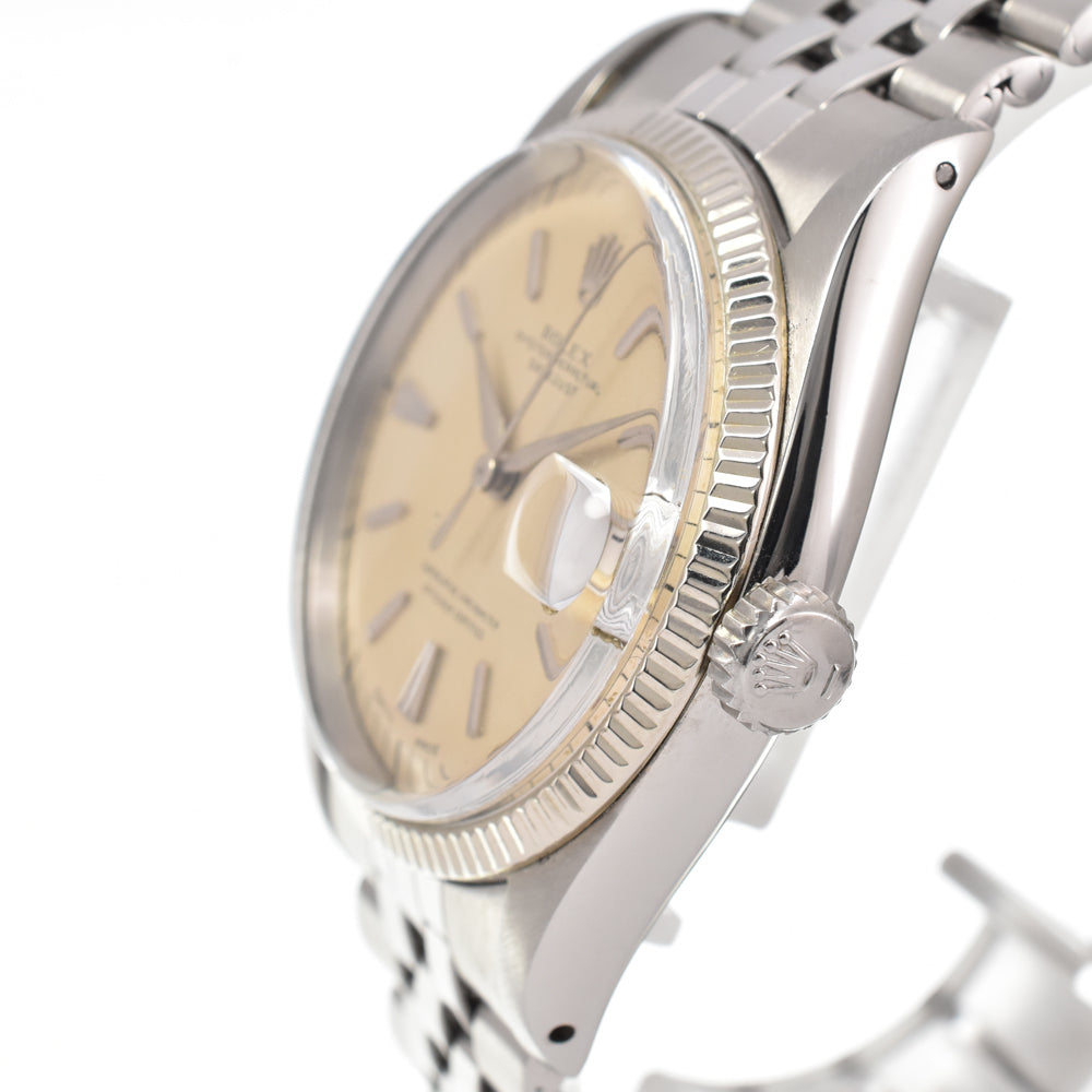 ROLEX DATEJUST 6605 vintage Cal.1065 Silver Dial Automatic Men's
 Watch Y#146309