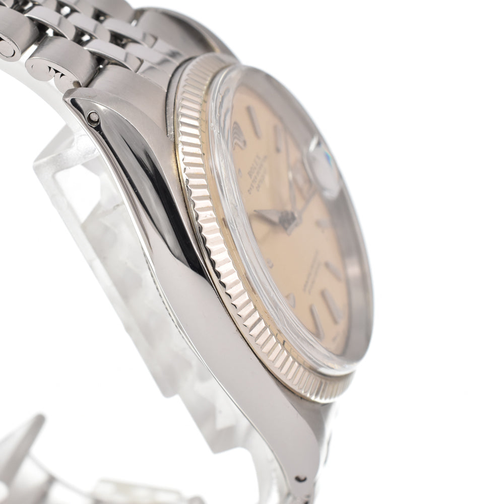 ROLEX DATEJUST 6605 vintage Cal.1065 Silver Dial Automatic Men's
 Watch Y#146309