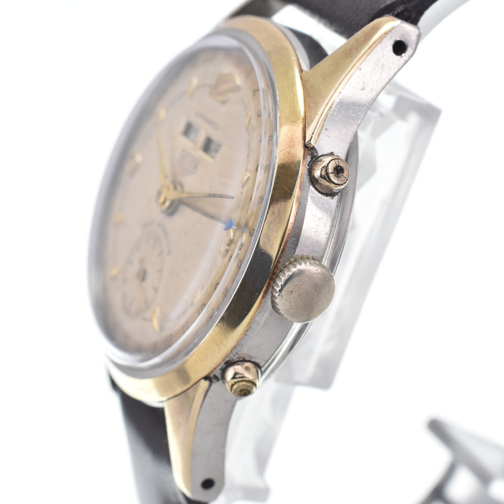 TAG HEUER vintage Triple calendar Ivory Dial Automatic Men's
 Watch Y#146333