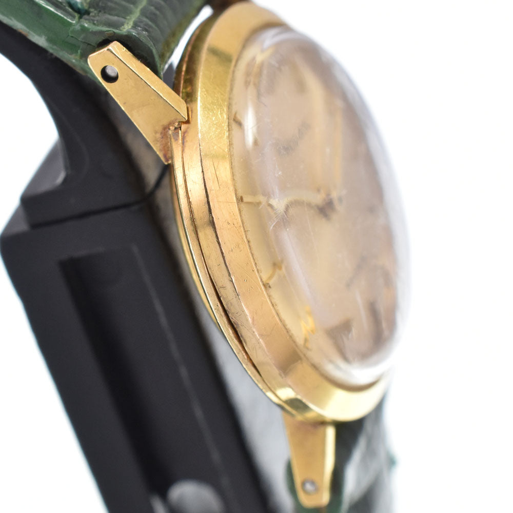 ROLEX Precision vintage Cal.1400 K18YG/Leather gold Dial Hand Winding Ladies
 Watch Y#146344