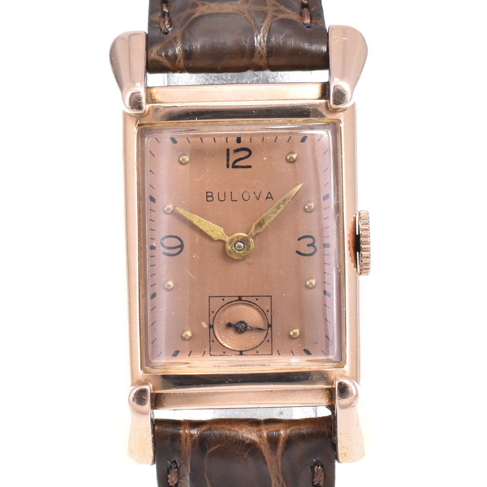 BULOVA K14PG Small second salmon pink Dial Hand Winding Unisex
 Watch P#146350