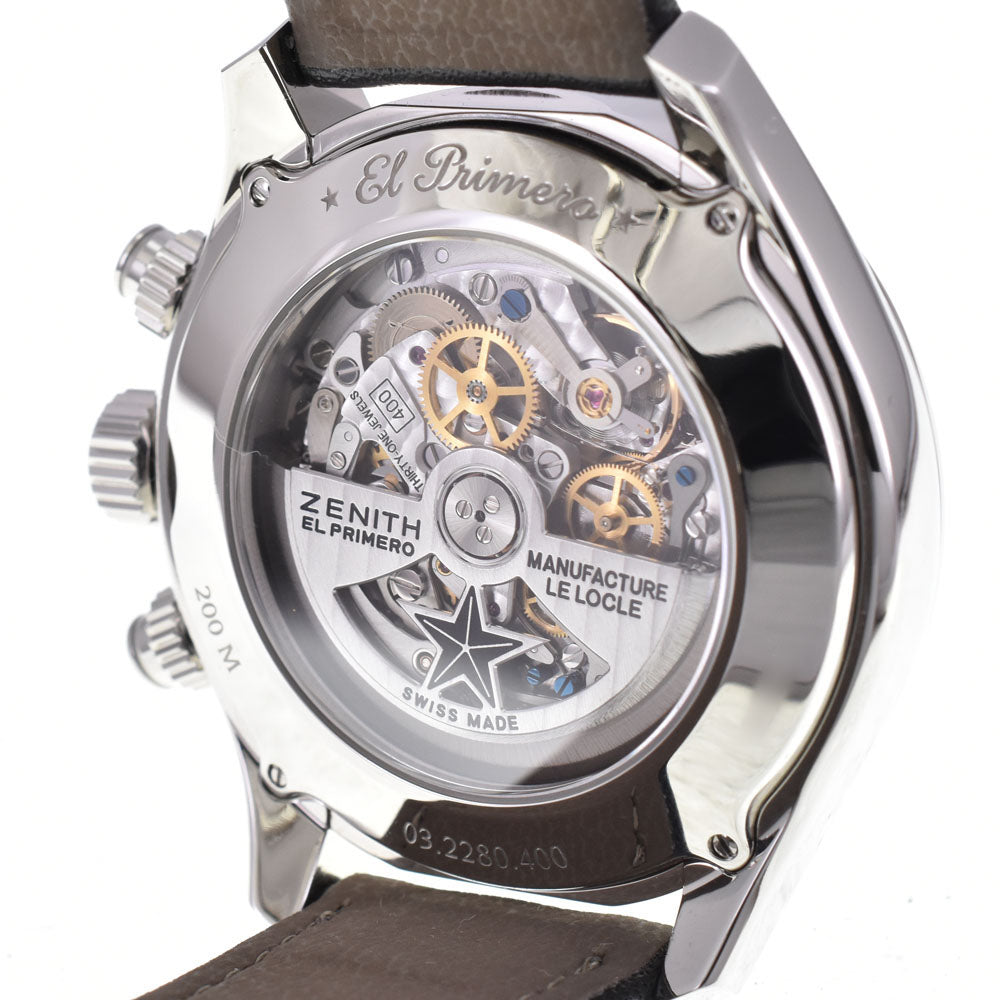 with paper ZENITH El Primero Sport 03.2280.400/01.C713 Chronograph Silver Dial Automatic Men's
 Watch P#146366