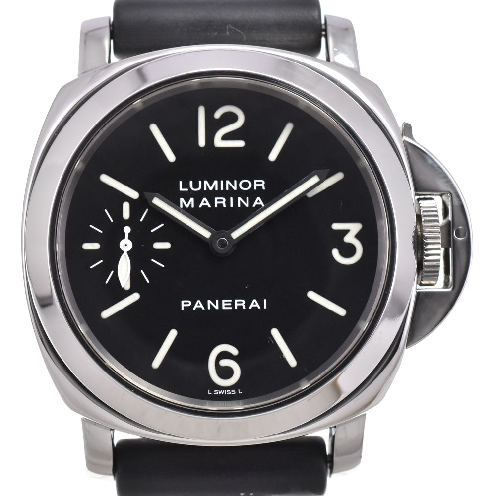 PANERAI Luminor Marina PAM00001 Small second black Dial Hand Winding Men's
 Watch Q#146367