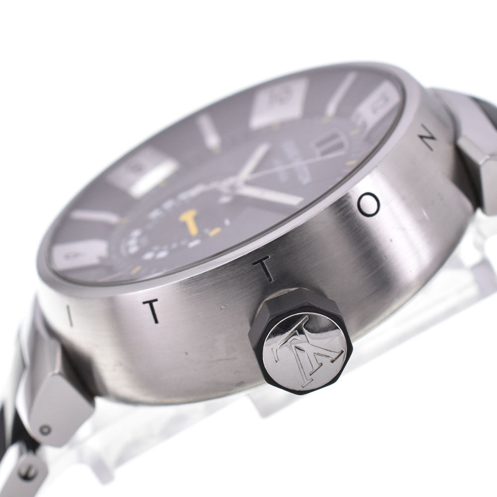 with paper LOUIS VUITTON Tambour Q109G black Dial Automatic Men's
 Watch P#146371