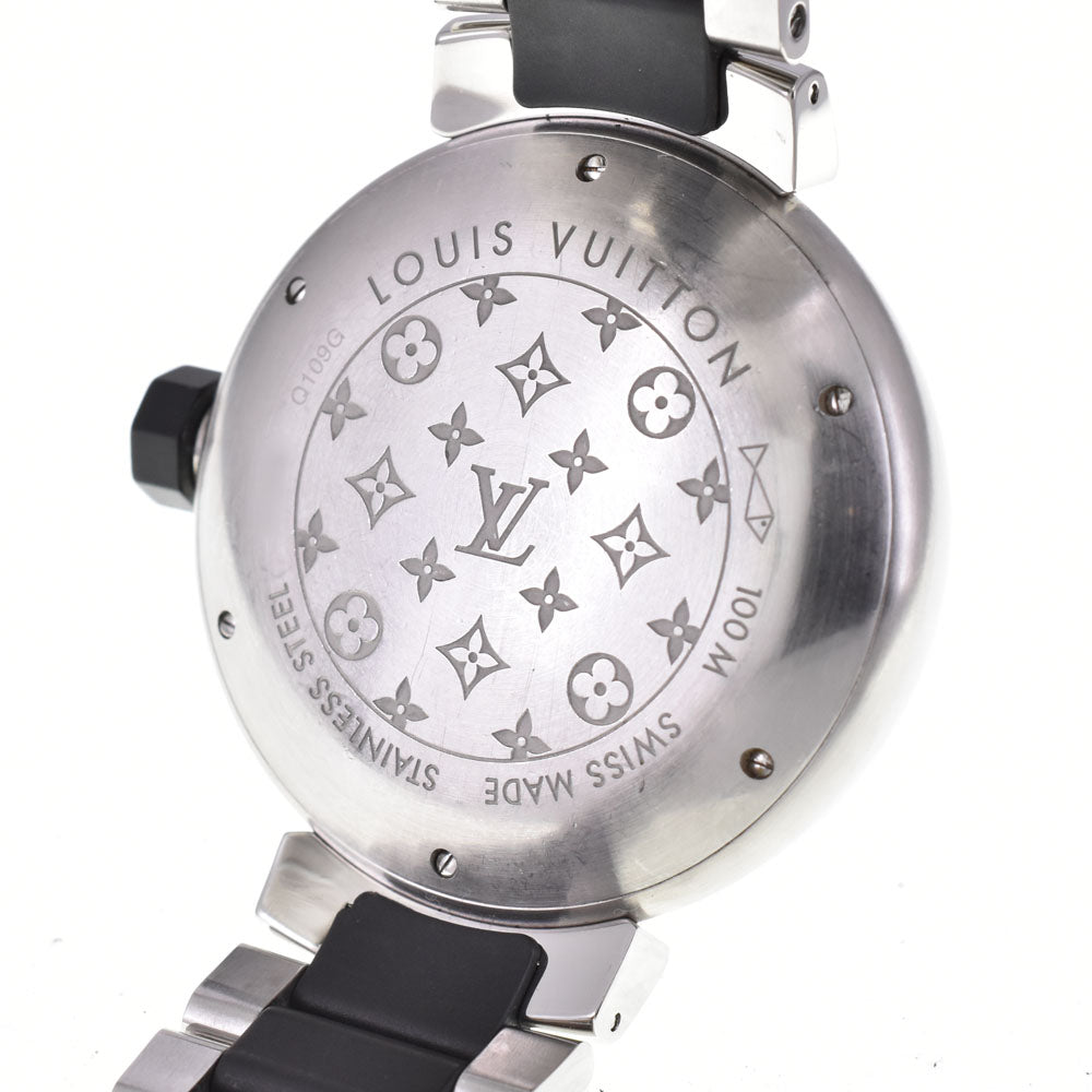 with paper LOUIS VUITTON Tambour Q109G black Dial Automatic Men's
 Watch P#146371