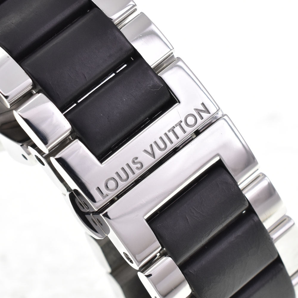 with paper LOUIS VUITTON Tambour Q109G black Dial Automatic Men's
 Watch P#146371