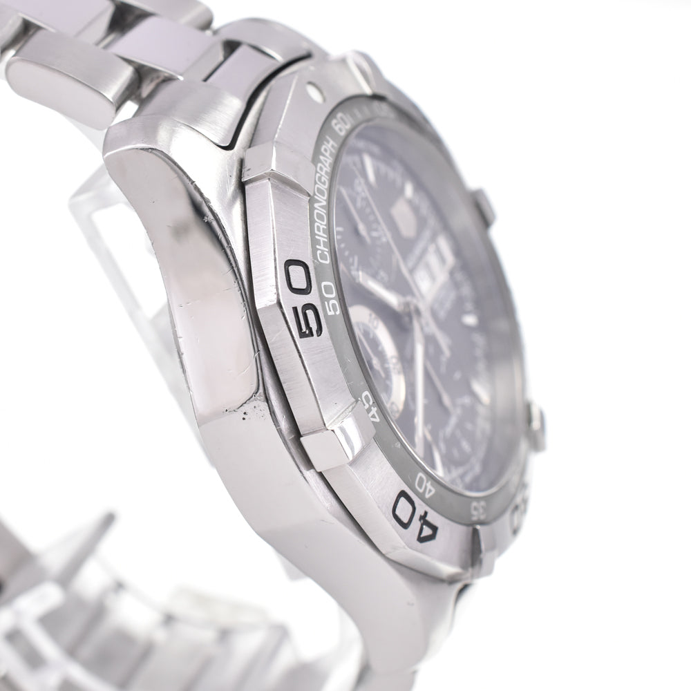 with paper TAG HEUER Aqua racer CAF5011.BA0815 Chronograph gray Dial Automatic Men's
 Watch D#146382