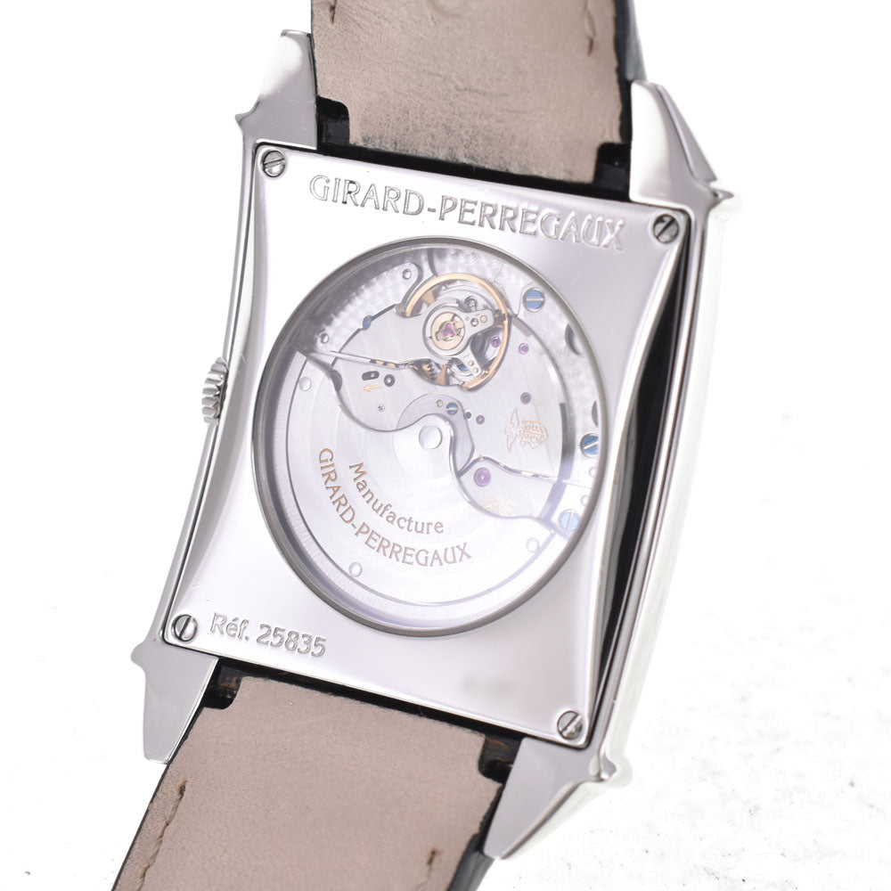 with paper GIRARD-PERREGAUX Vintage 1945 25835 Silver Dial Automatic Men's
 Watch C#146384