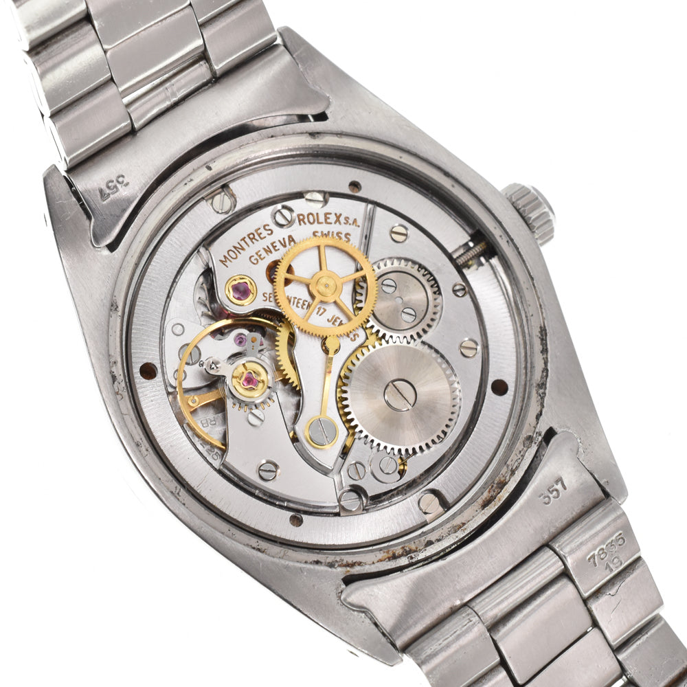 ROLEX Oyster Date Precision 6694 vintage Cal.1225 Silver mosaic Dial Hand Winding Men's
 Watch Y#146395