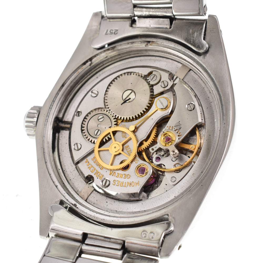 ROLEX Oyster Precision 6427 vintage Cal.1225 Silver Dial Hand Winding Men's
 Watch Y#146396
