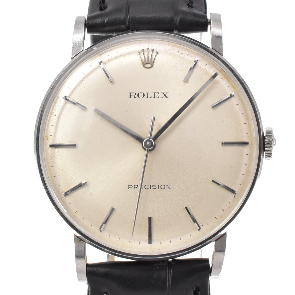 ROLEX Precision 3411 vintage Cal.1225 Silver Dial Hand Winding Men's
 Watch Y#146397
