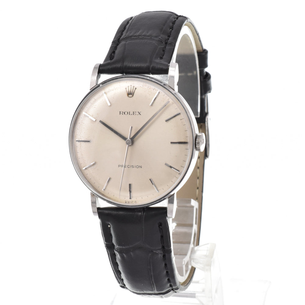 ROLEX Precision 3411 vintage Cal.1225 Silver Dial Hand Winding Men's
 Watch Y#146397