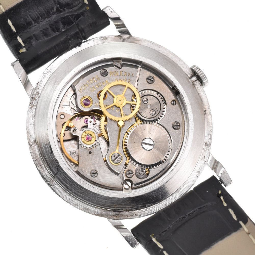 ROLEX Precision 3411 vintage Cal.1225 Silver Dial Hand Winding Men's
 Watch Y#146397