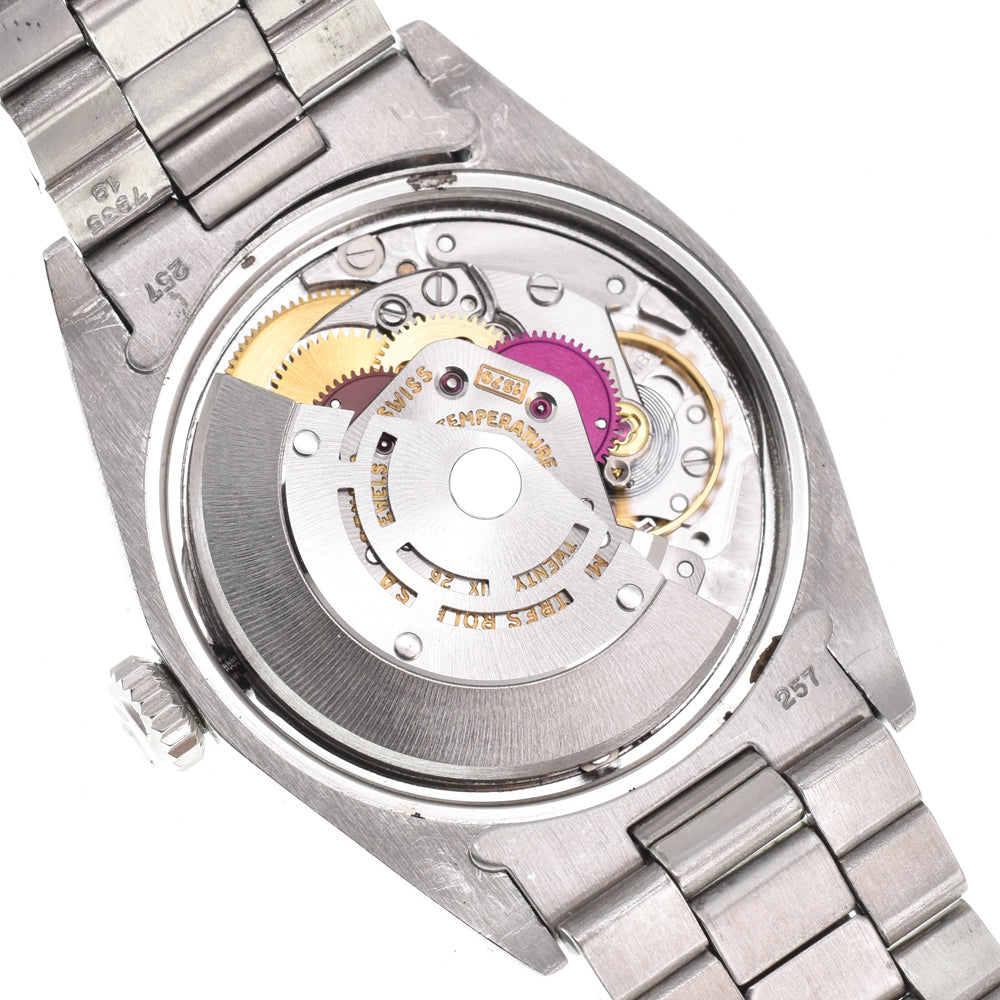 ROLEX Oyster perpetual date 1500 vintage Cal.1570 Silver Dial Automatic Men's
 Watch Y#146399