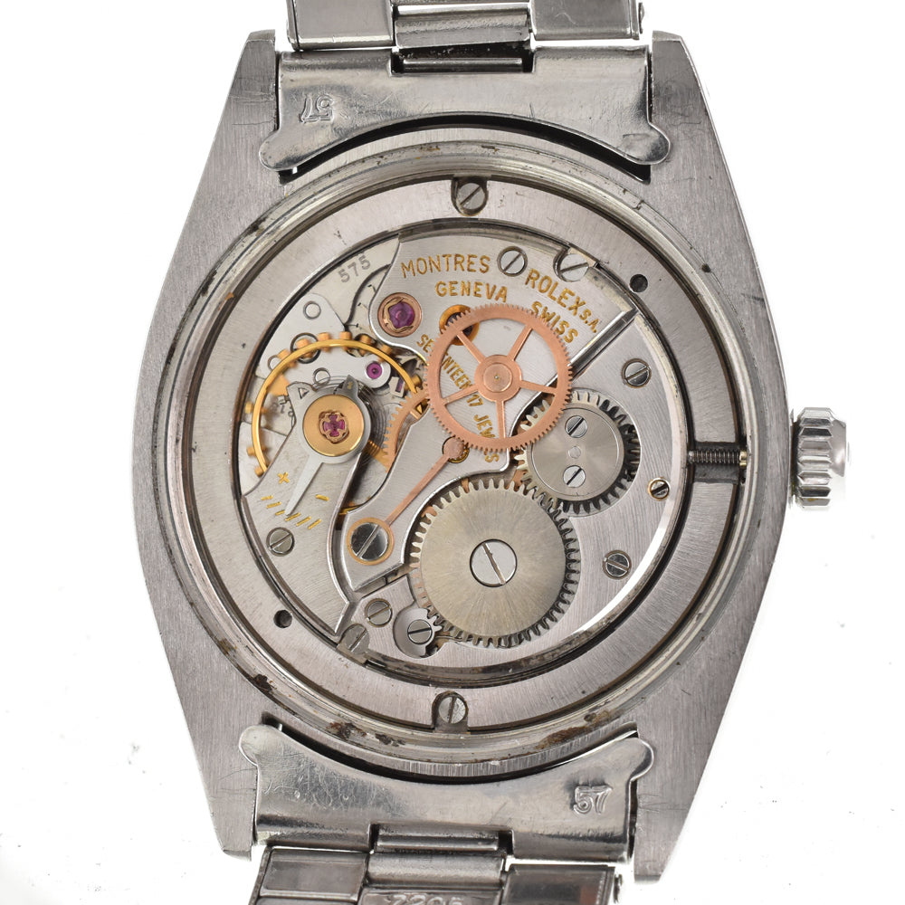ROLEX Oyster Date Precision 6694 vintage Cal.1225 black Dial Hand Winding Men's
 Watch Y#146401