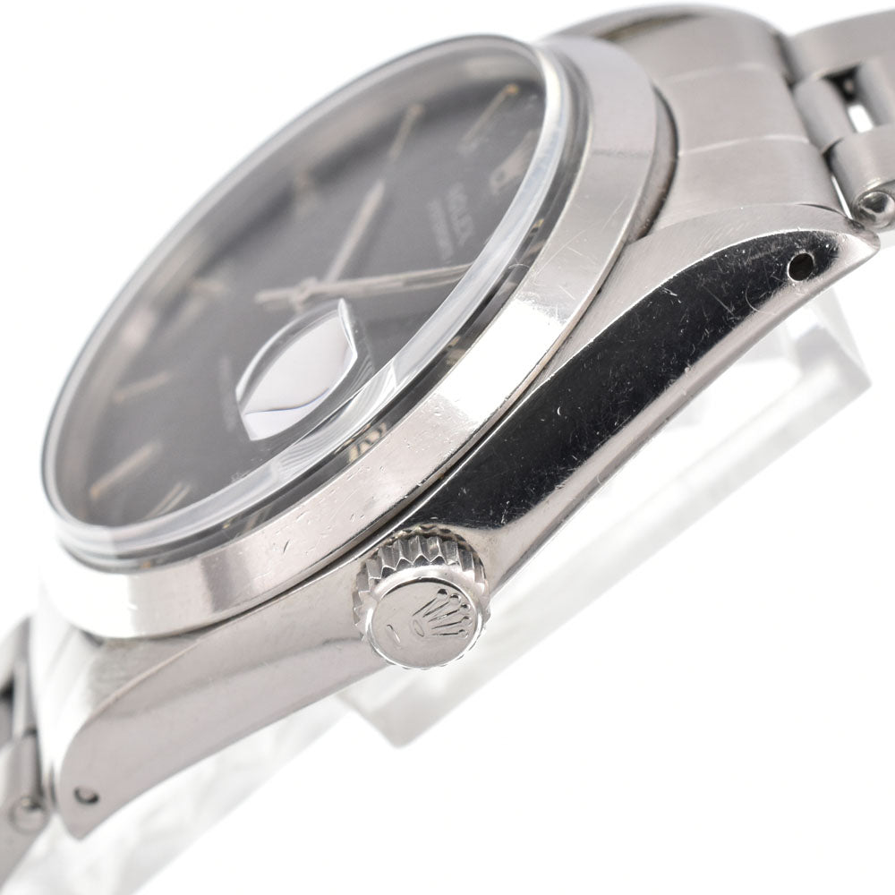 ROLEX Oyster Date Precision 6694 vintage Cal.1225 black Dial Hand Winding Men's
 Watch Y#146402