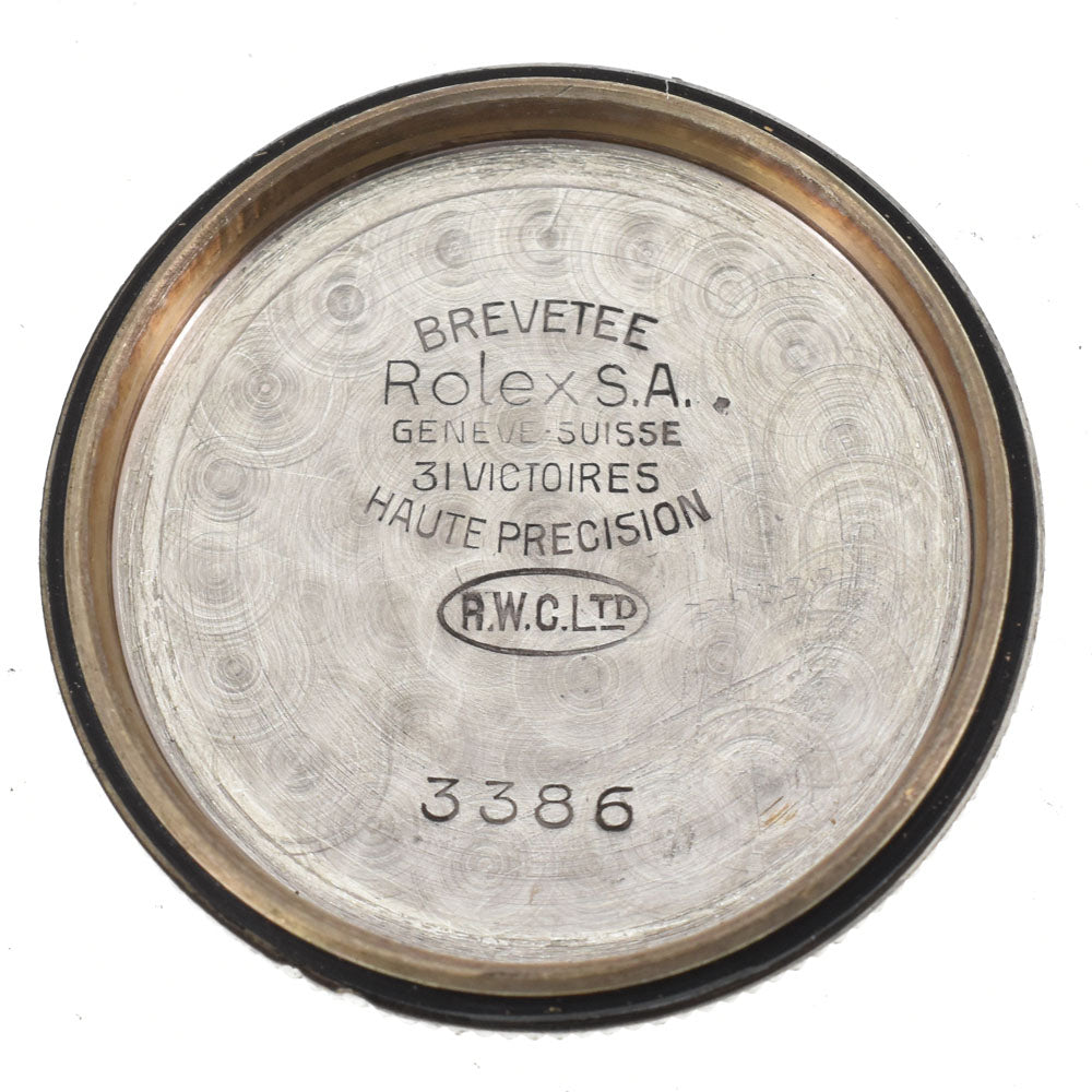 ROLEX Oyster 3386 vintage Cal.710, circa 1945 Silver Dial Hand Winding Boy's
 Watch Y#146405