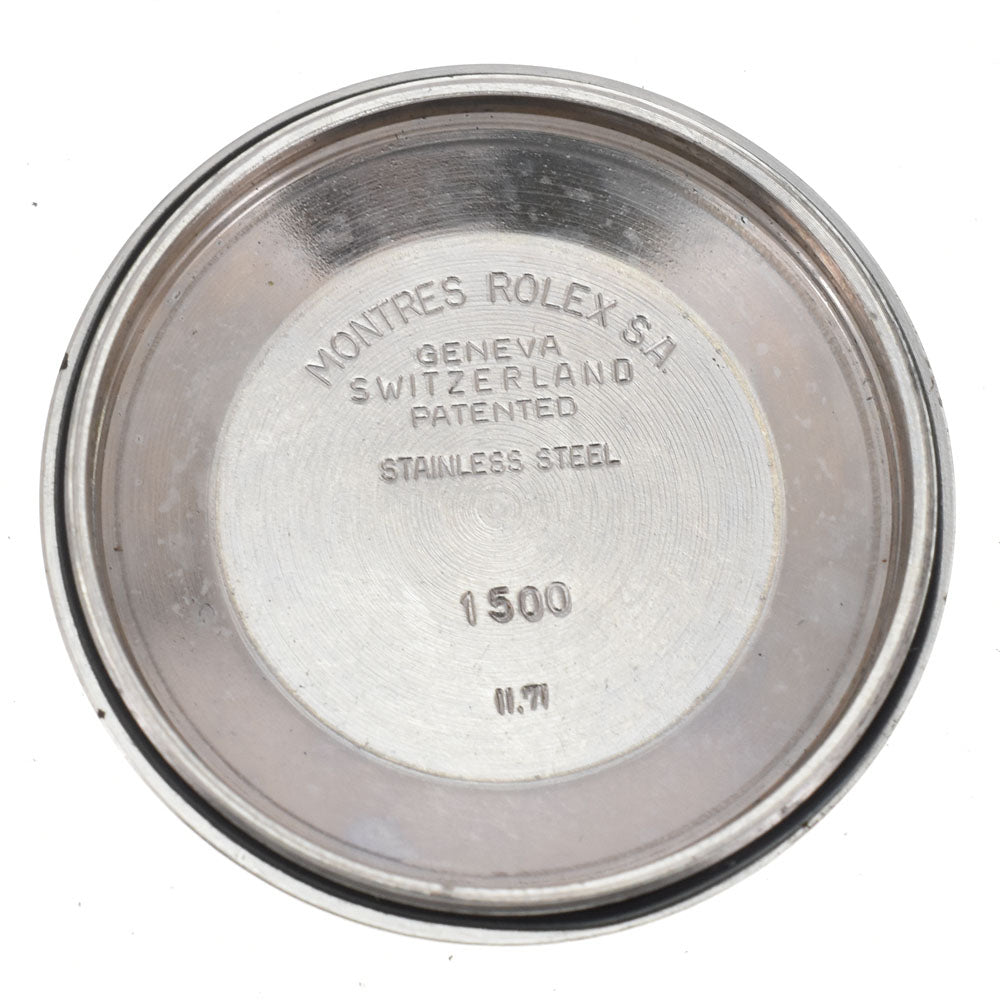 ROLEX Oyster perpetual date 1500 vintage Cal.1570 Gray Mosaic Dial Automatic Men's
 Watch Y#146406