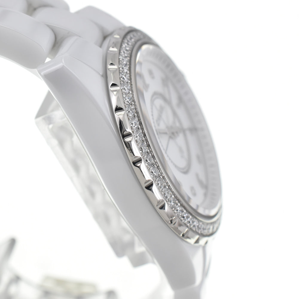 with paper CHANEL J12 H3110 diamond white Dial Quartz Ladies
 Watch Q#146408