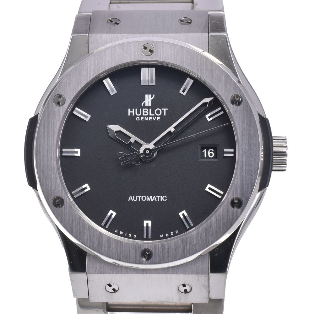 HUBLOT Classic Fusion Titanium 542.NX.1170.NX black Dial Automatic Men's
 Watch Q#146411