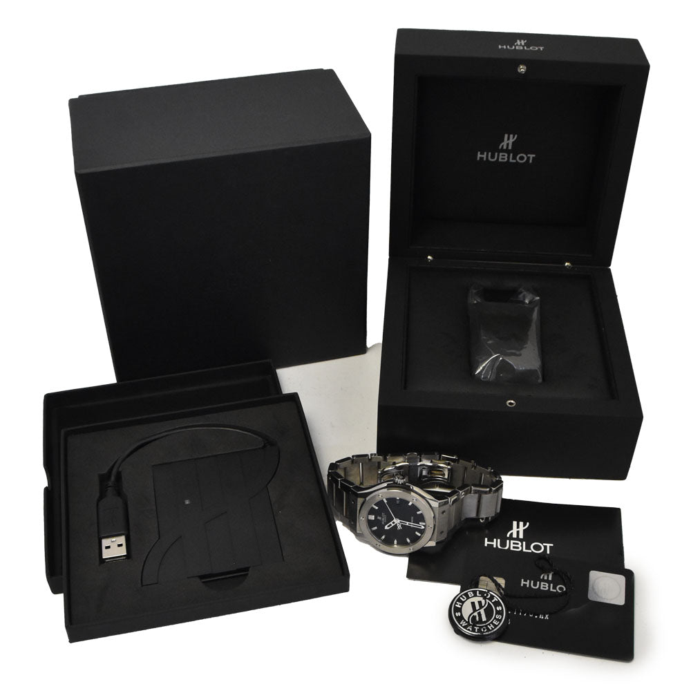 HUBLOT Classic Fusion Titanium 542.NX.1170.NX black Dial Automatic Men's
 Watch Q#146411
