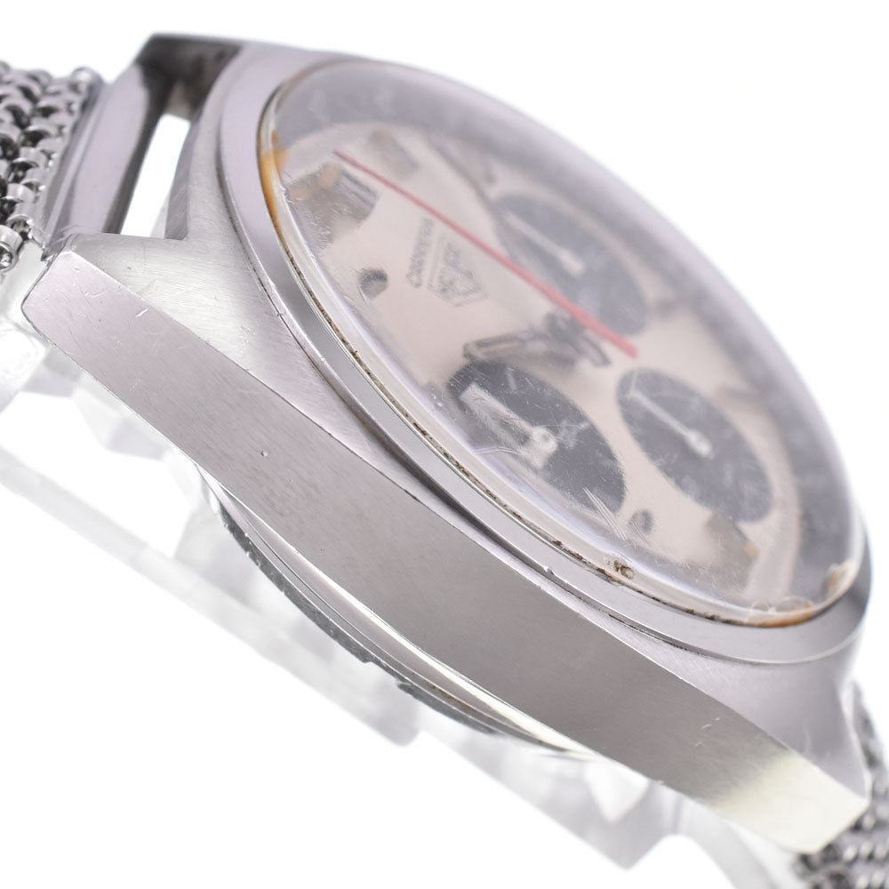 Heuer Carrera 73653 vintage Valjoux 7736 Silver Dial Hand Winding Men's
 Watch H#146413