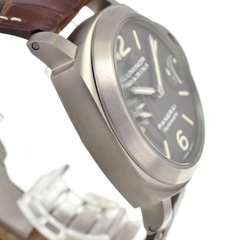 PANERAI Luminor Marina PAM00240 Small second Tobacco brown Dial Automatic Men's
 Watch Q#146418