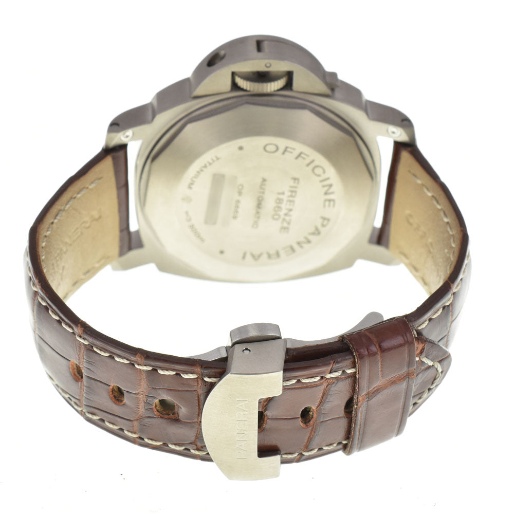 PANERAI Luminor Marina PAM00240 Small second Tobacco brown Dial Automatic Men's
 Watch Q#146418